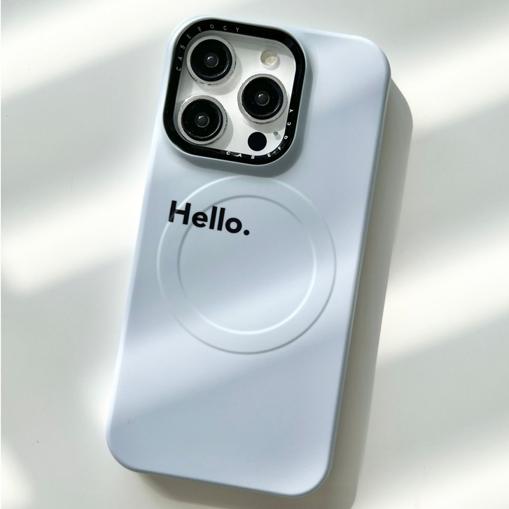 เเคสแม่เหล็ก สีฟ้า 12,12pro,12promax,13,13pro,13promax,14,14pro,14promax,15,15pro,15promax