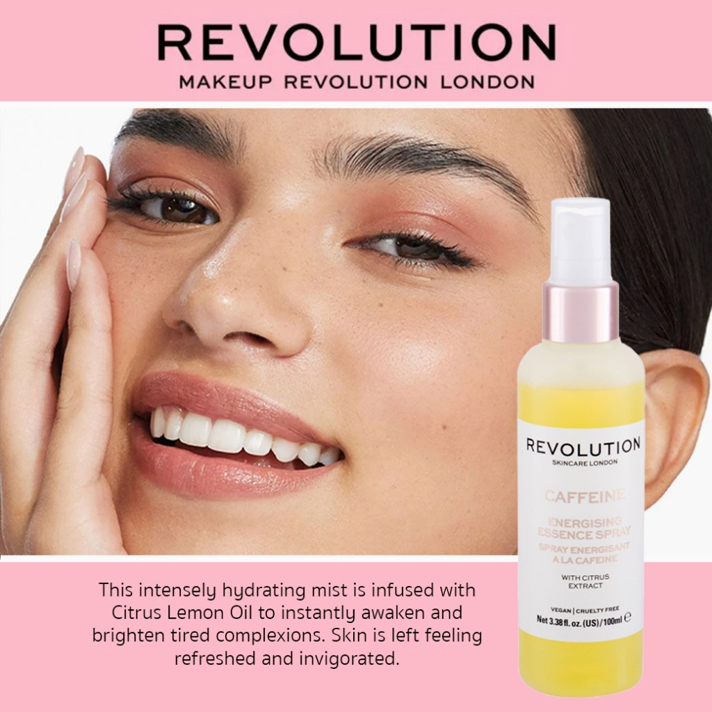 REVOLUTION Caffeine Energising Essence Spray 100ml.