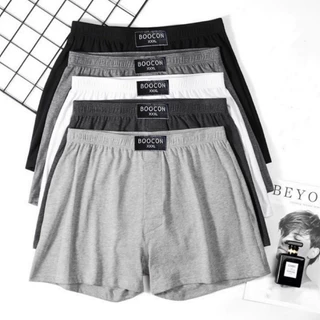 กางเกงบ๊อกเซอร์ผู้ชาย (เซ็ต 5ตัว) Boxer Boocon ขาสั้น บ๊อกเซอร์สีพื้น ผ้านิ่มใส่สบาย ไม่อึดอัด ระบายความร้อนได้ดี แห้งไว