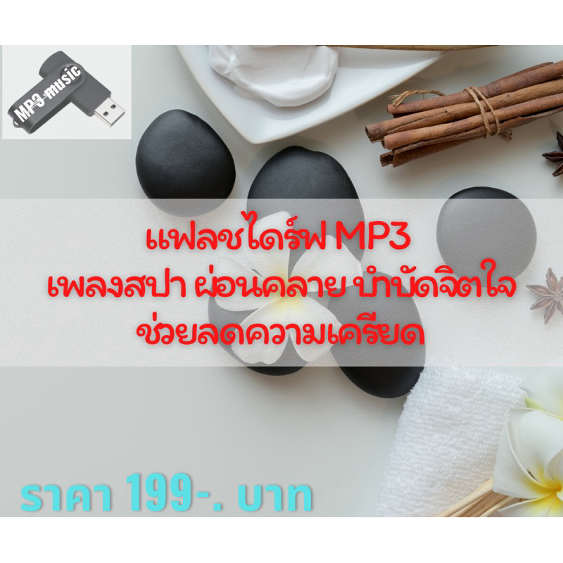 usb mp3 เพลงสปา ผ่อนคลาย บำบัดจิตใจคลายเครียด