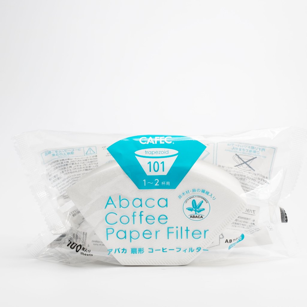 Cafec Abaca Trapezoid/ กระดาษกรองกาแฟทรงสี่เหลี่ยมคางหมู