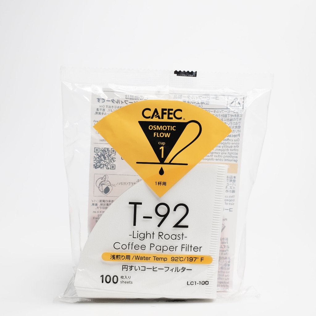 CAFEC Light Roast Paper Filter T-92 / TH-1 [Cone Shape]