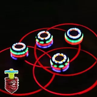 [พร้อมส่ง]ของเล่นเด็ก ลูกข่างเรืองแสง ลูกข่างมีไฟ LED หมุนได้ มีดนตรี มีไฟ