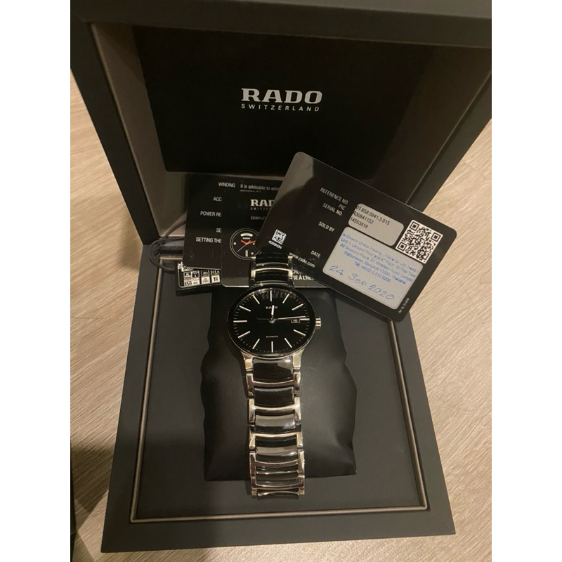 นาฬิกาผู้ชาย  Automatic RADO แบรนด์ แท้ อุปกรณ์ครบ ผ่อนชำระได้