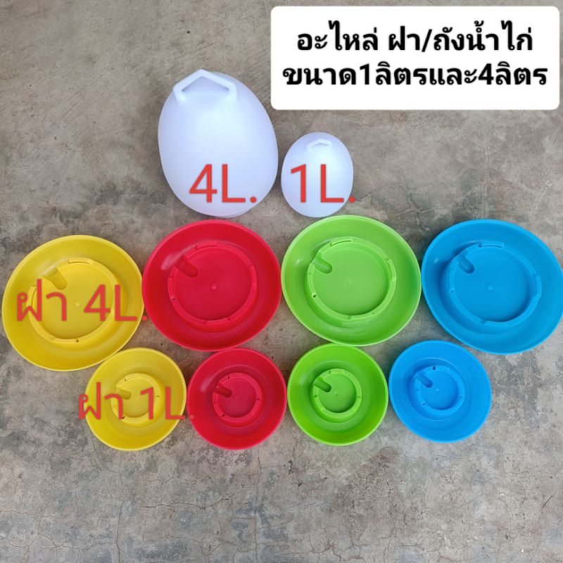 อะไหล่ถังน้ำไก่ ฝาถังน้ำไก่ ถังน้ำไก่แยกขาย