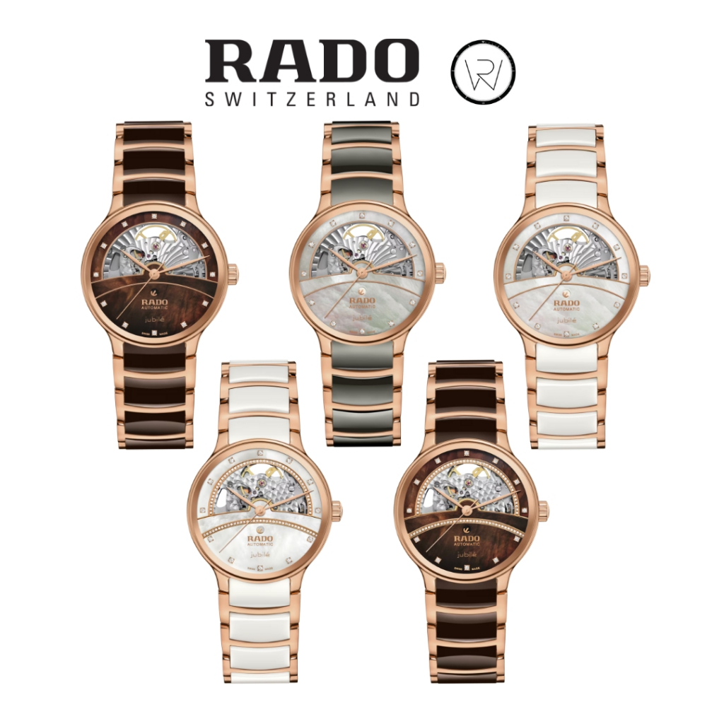 นาฬิกา RADO รุ่น Centrix Automatic Diamonds Open Heart 35 mm