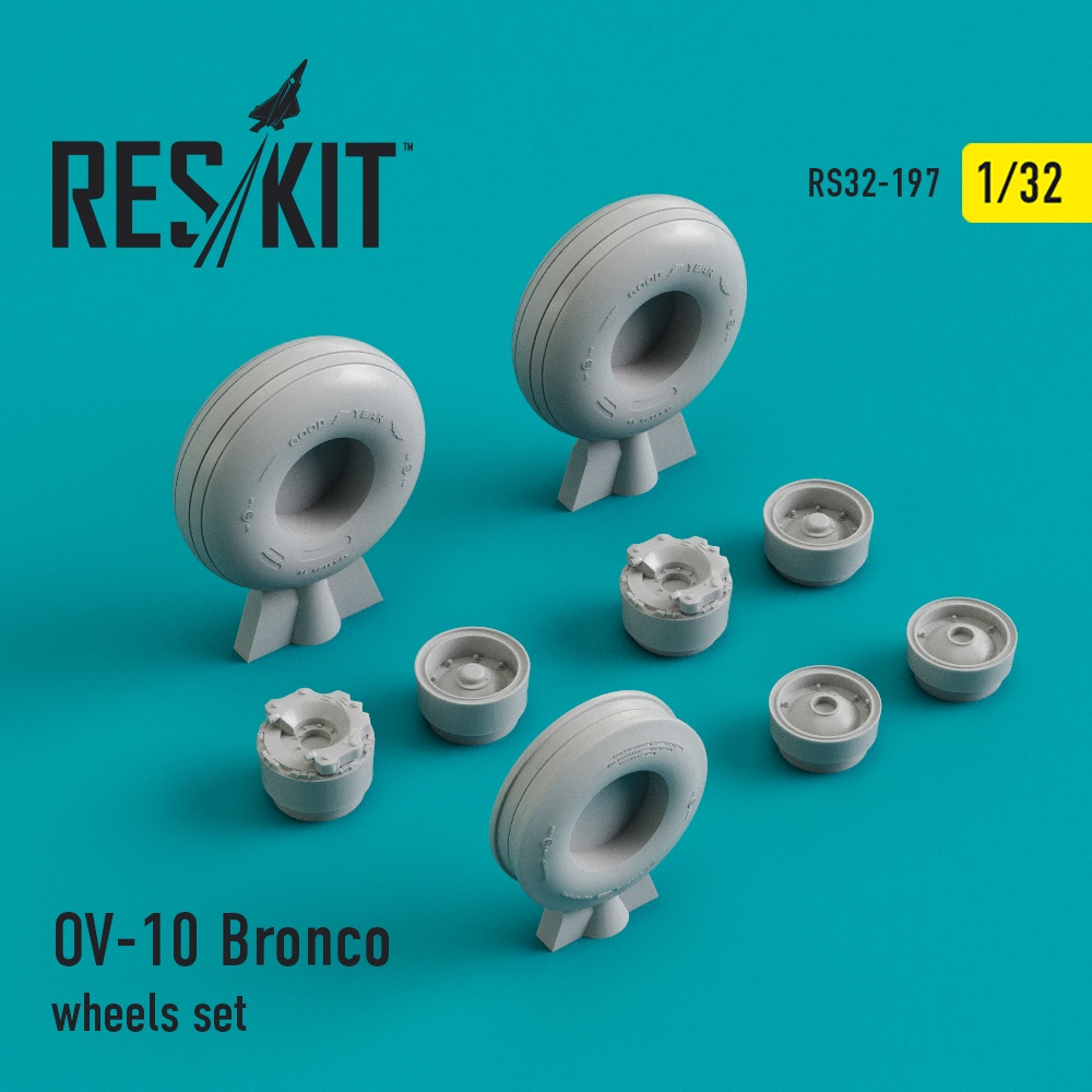 RS32-0197 OV-10 Bronco wheels set (1/32)