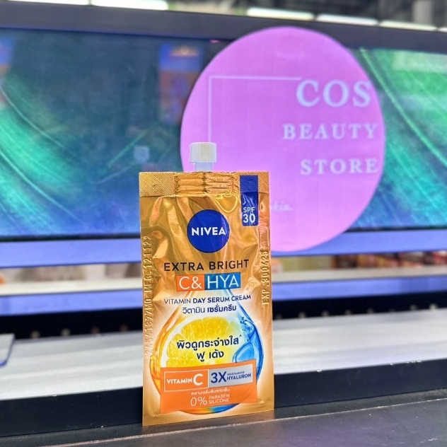 NIVEA EXTRA BRIGHT C&HYA Vitamin Day Serum Cream SPF30 นีเวีย เอ็กซ์ตร้า ไบรท์ ซีแอนด์ไฮยา วิตามิน เ