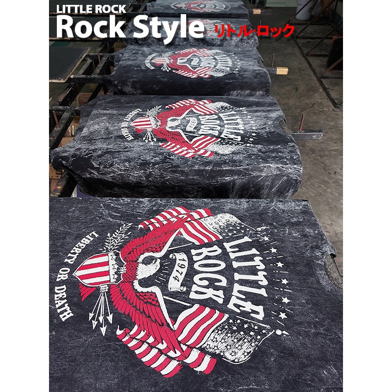 เสื้อยืด คอกลม แขนสั้น Little Rock ลาย อินทรี USA รูปที่ 6