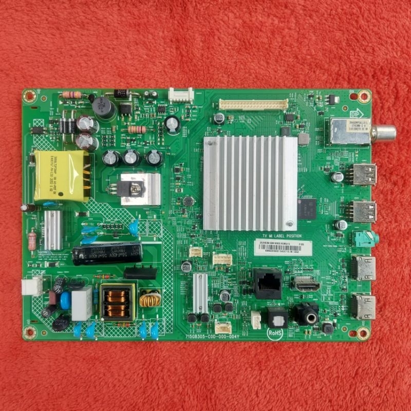 เมนบอร์ดเสีย❗️ ทีวี Philips Model. 32PHT6915/67