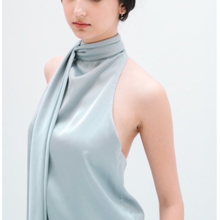 MANTIKA – (Camila Blouse) เสื้อผูกคอเว้าหลัง