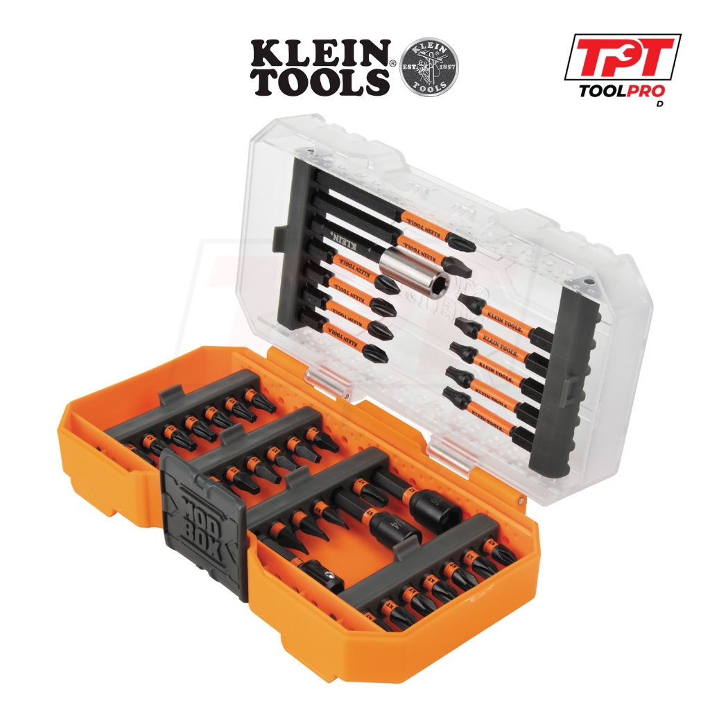 Klein Tools ชุดดอกไขควงอิมแพค, ProFlex Impact Driver Bit Set, MOD BOX (33801)