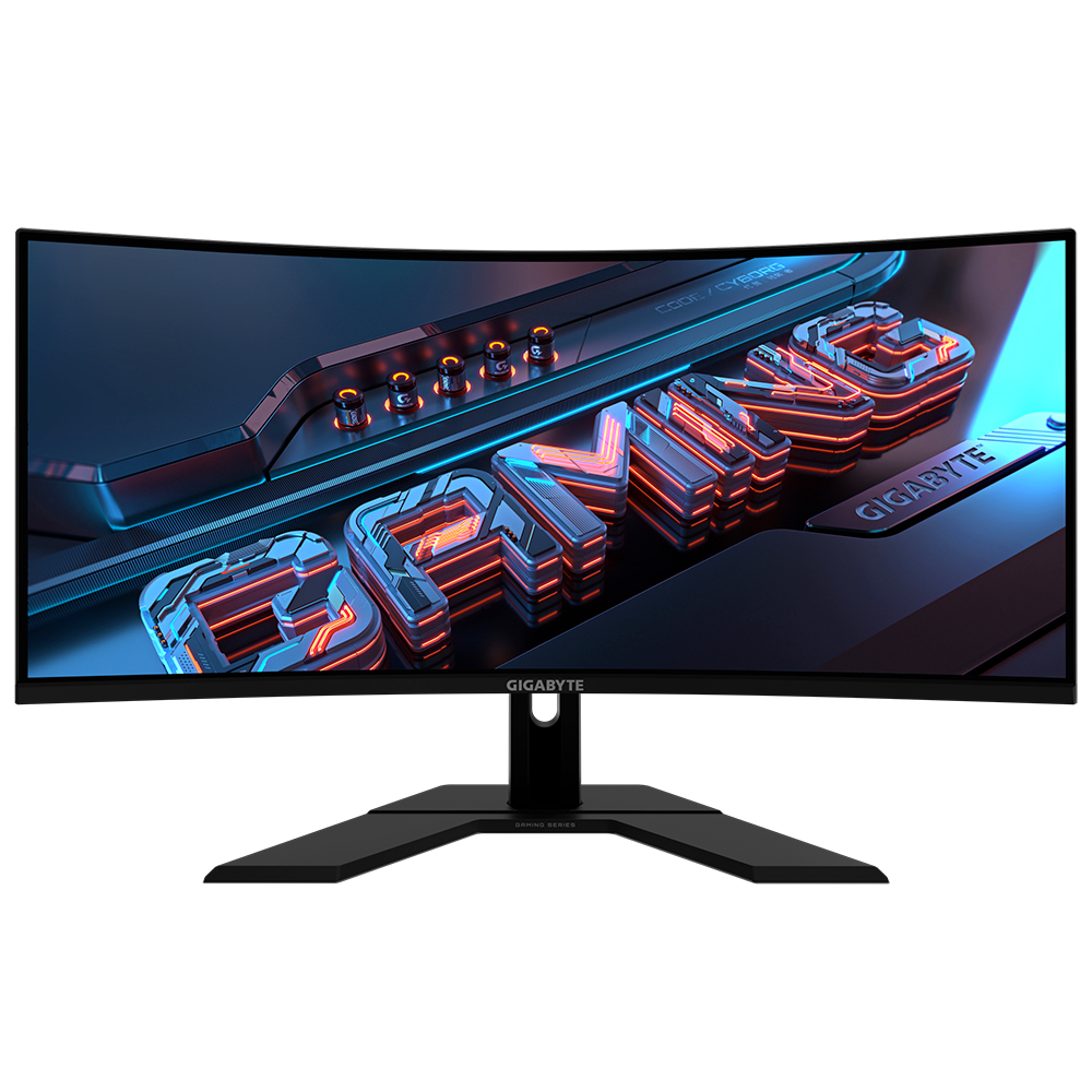 GIGABYTE GS34WQC Gaming Monitor (จอมอนิเตอร์) | 34" WQHD | VA | 1ms | 120Hz OC 135Hz | Adaptive-Sync
