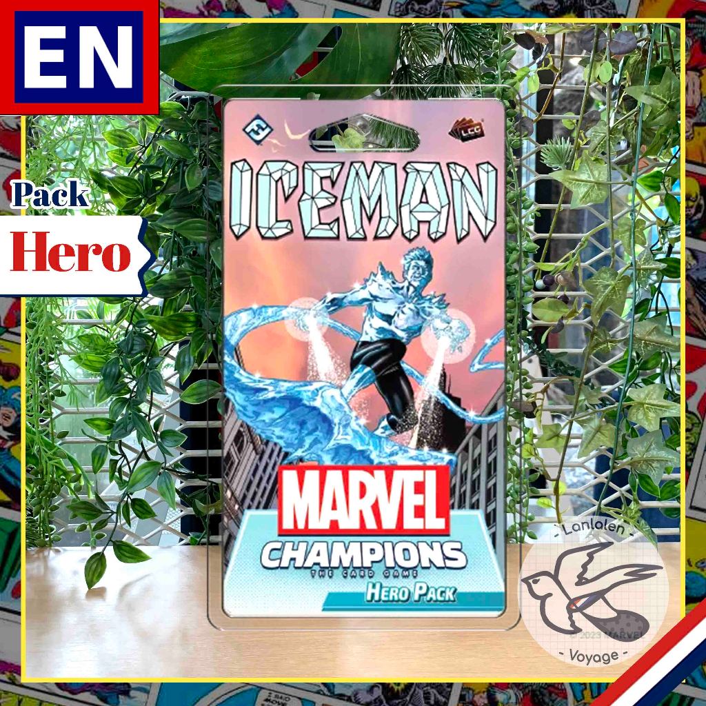 [พร้อมส่ง] Marvel Champions LCG The Card Game – Iceman Hero Pack [Boardgame]