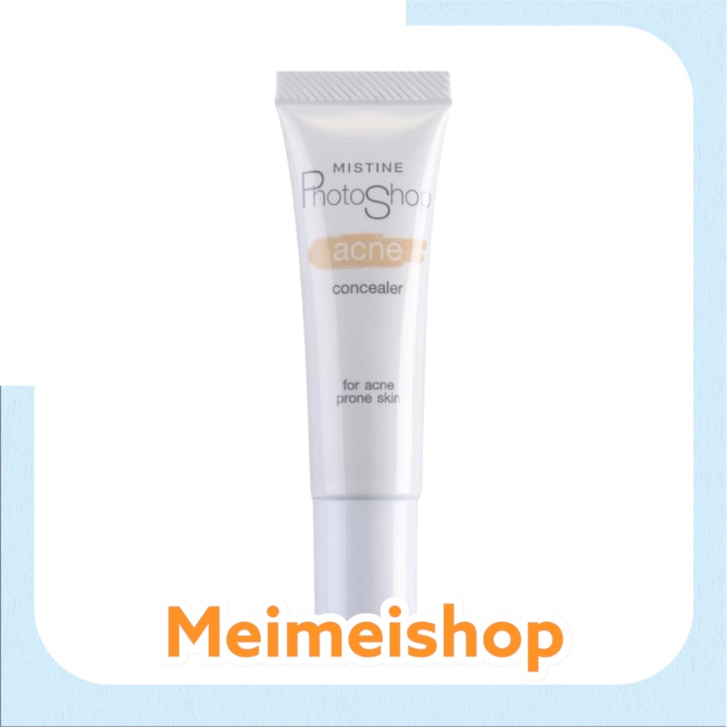 MISTINE PHOTOSHOP ACNE CONCEALER 9 G exp05/26 มิสทีน คอนซีลเลอร์ สำหรับผู้มีปัญหาสิว เครื่องสำอาง ใต