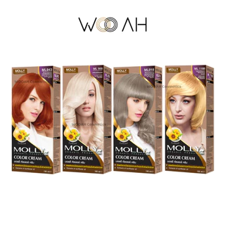 Molly Organic Color Cream มอลลี่ คัลเลอร์ ครีมเปลี่ยนสีผม สีย้อมผม 100ml