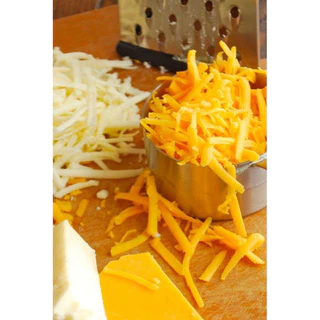Cheddar เชดด้าชีสเยิ้มๆ (ขูด) 1 กิโลกรัม*ถุงใส*