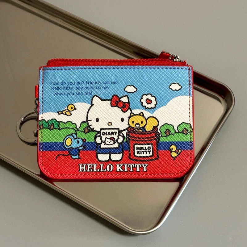 ❤️ กระเป๋าใส่บัตร Hello Kitty คิตตี้ น่ารัก ที่ใส่บัตร พวงกุญแจ กระเป๋าตังค์ พวงกุญแจห้อยกระเป๋า 04036
