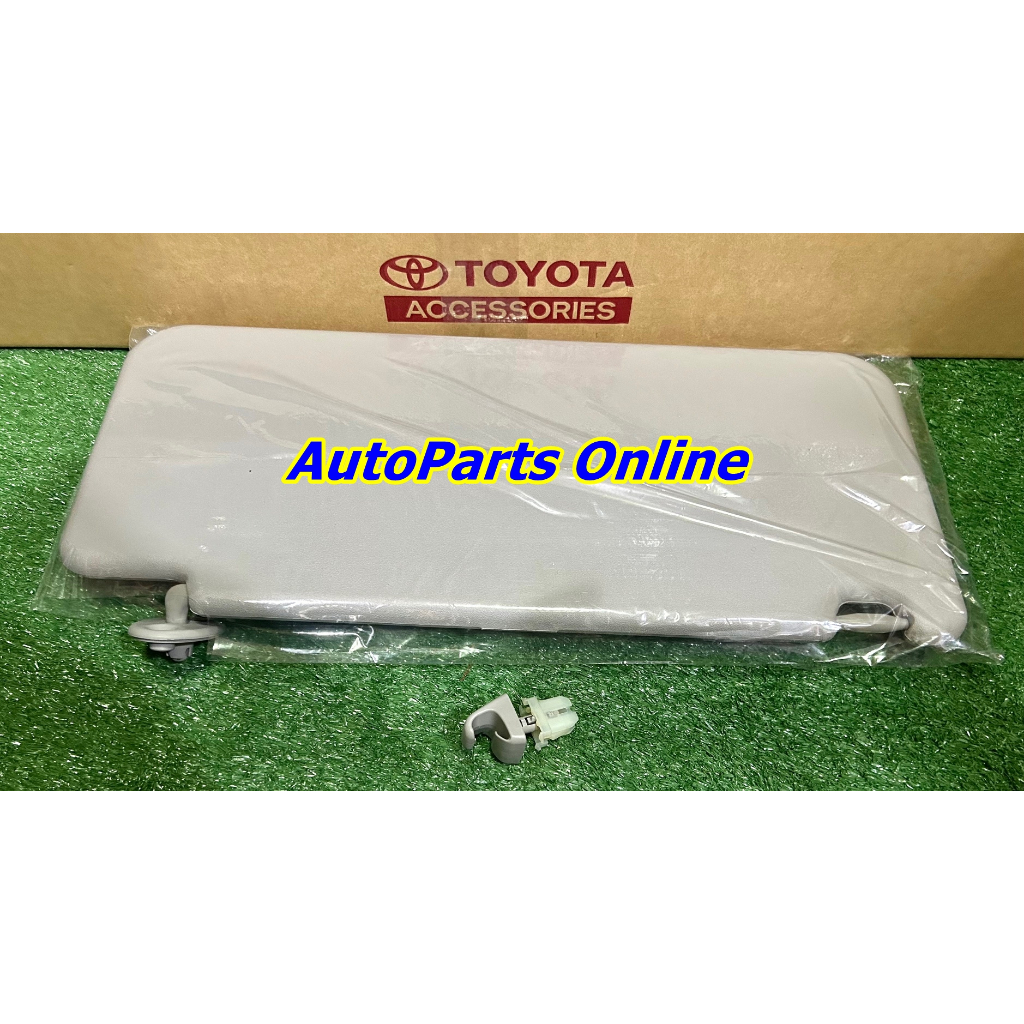 แผ่นบังแดดข้างซ้าย พร้อมตัวยึด อะไหล่แท้ TOYOTA รุ่นรถ Hilux Champ  ปี 2023