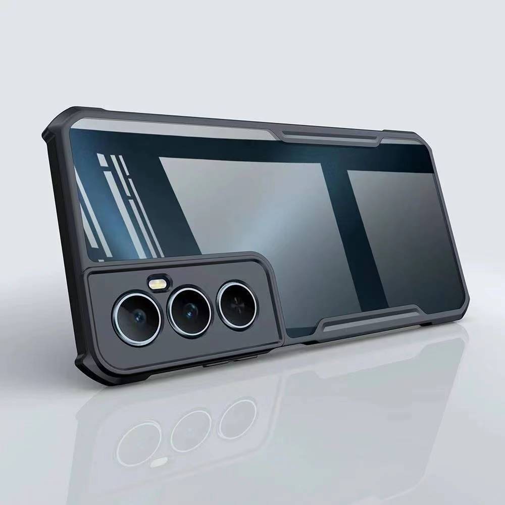 Realme C71/Realme C75x/Realme C75/Realme C65ตรงรุ่น(พร้อมส่งในไทย)เคสกันกระแทกขอบสีหลังใสOPPO Realme