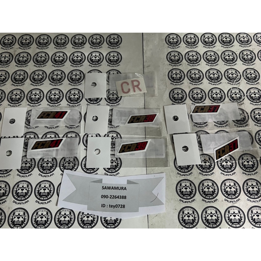 สติ๊กเกอร์ FRC และ CR FCR37 FCR39 FCR41