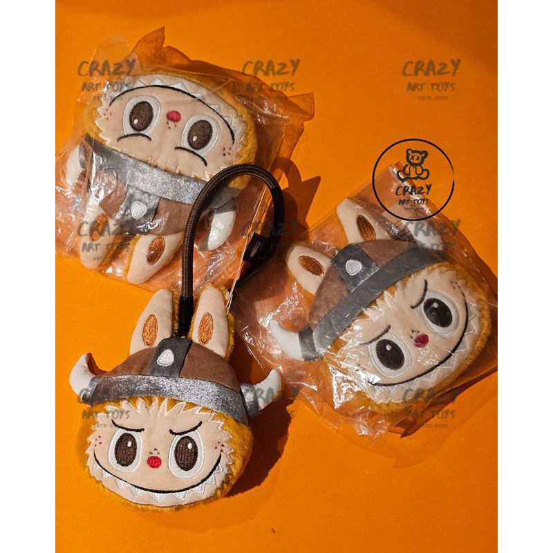 พวงกุญแจ Labubu Viking มาพร้อมกระเป๋าผ้าร่ม shopping bag  ส่งตรงจาก Pop land พร้อมส่ง