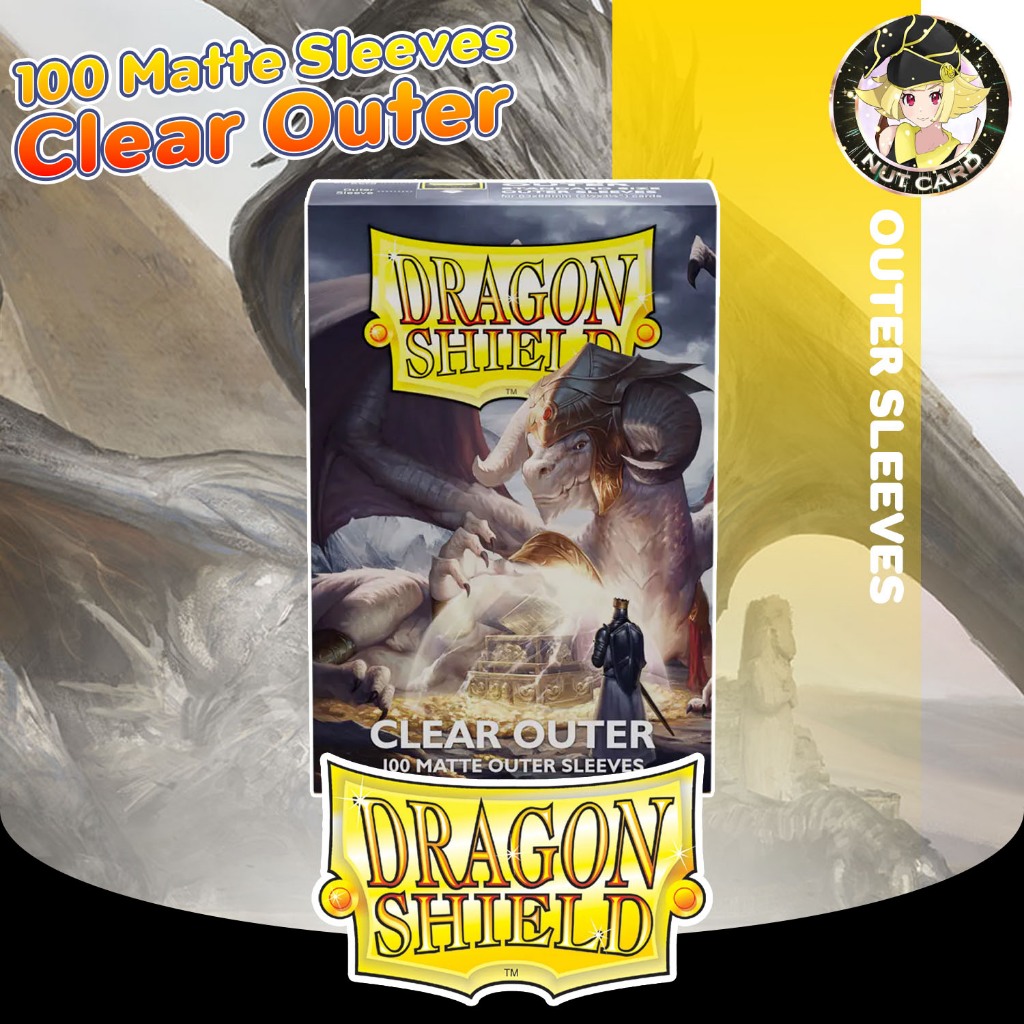 [Dragon Shield] Outer Sleeves - Clear Matte