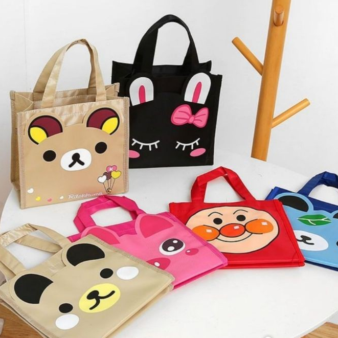 พร้อมส่ง กระเป๋าใส่ของอเนกประสงค์ ลายการ์ตูน กระเป๋าใส่ปิ่นโต