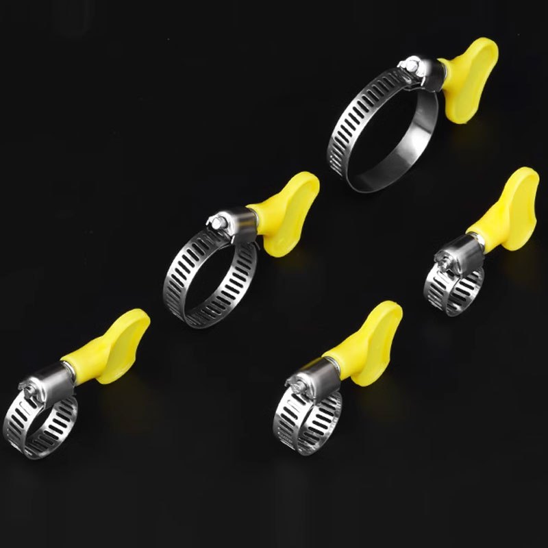 เข็มขัดรัดท่อ แคลมป์รัดสายยาง แหวนรัดท่อ มีหลายขนาด เข็มขัดรัดท่อ สแตนเลส 304 แคมป์รัดสแตนเลส แบบปรับขนาดได้ Hose clamp - รูปที่ 5