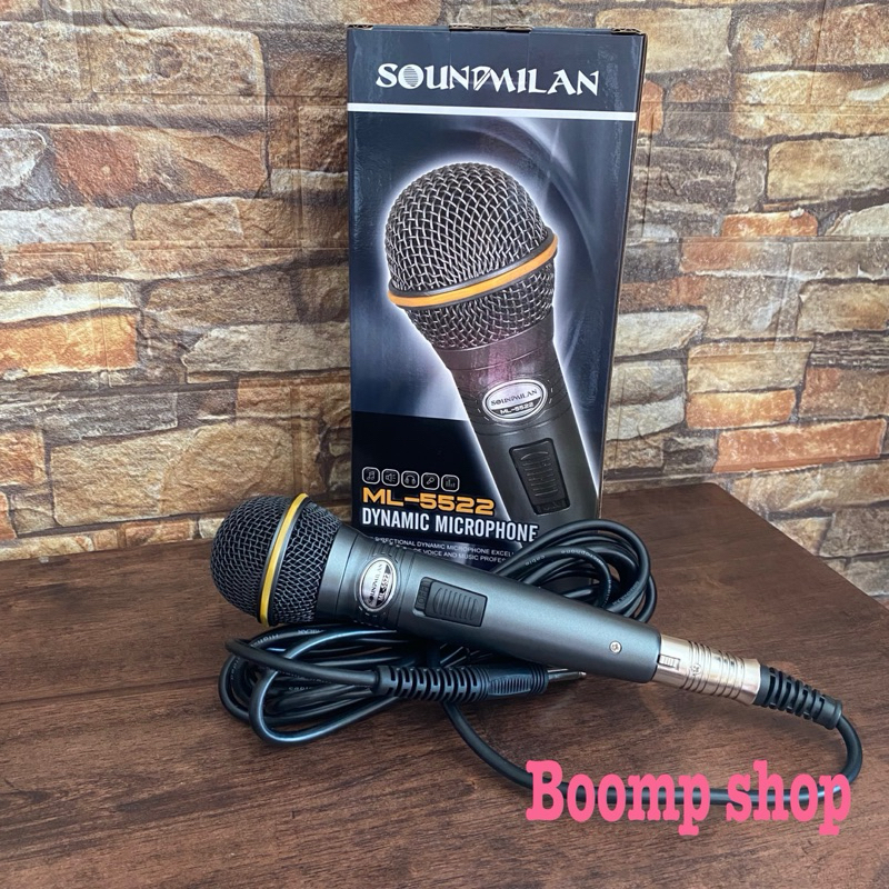 ไมโครโฟน SOUNDMILAN   รุ่น ML-5522 ไมค์สาย
