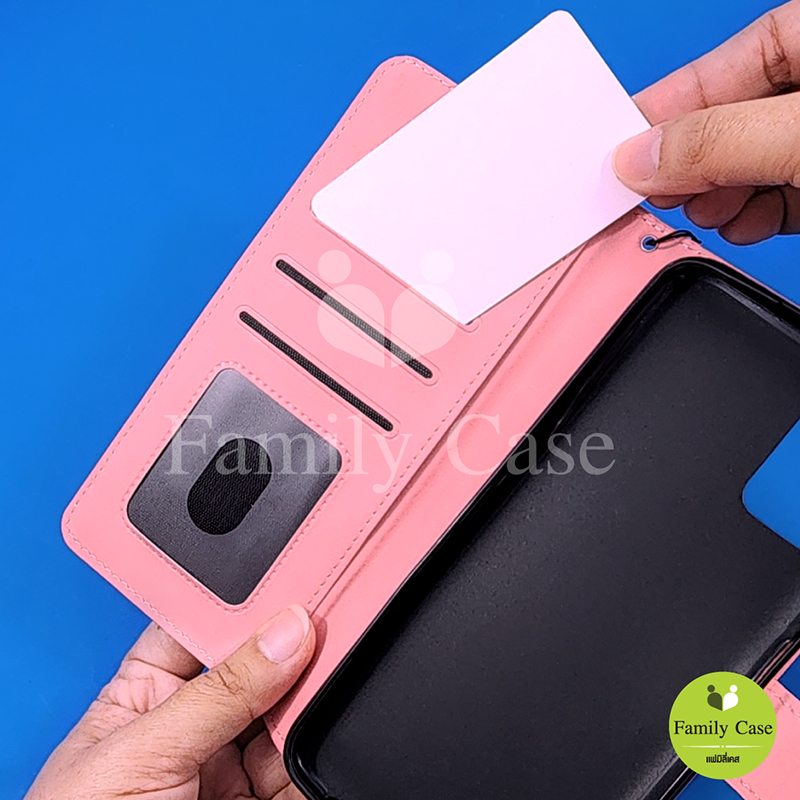 Vivo Y28 Y03 Y18 Y17s Y20/Y20s/Y12s Y3s Y12A เคสหนังเปิด-ปิด มีช่องใส่การ์ดและรูปถ่าย กันกระแทกได้อย