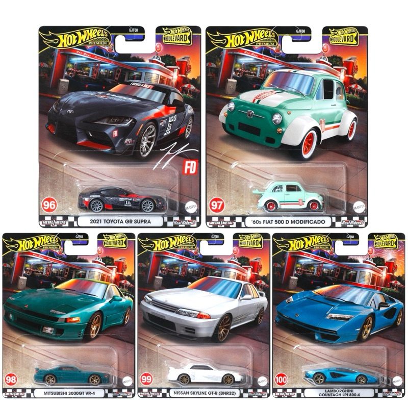 Hotwheels Premium | Boulevard 96-100 สเกล 1:64