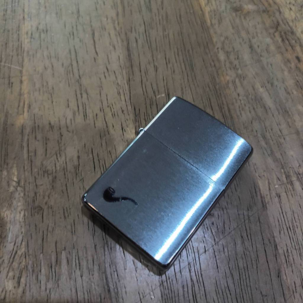 ZIPPO 200PL BR FIN PIPE #09 Made in USA ของแท้ ไฟแช๊ค ซิปโป้ Tec40store ไรท์สาระกับครูแว่น