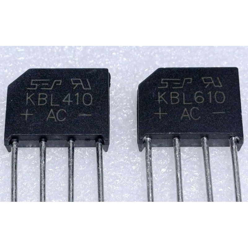 ไดโอด บริดจ์  บริดจ์ไดโอด KBL410 KBL610 Single-Phase Silicon Bridge Rectifier Diode
