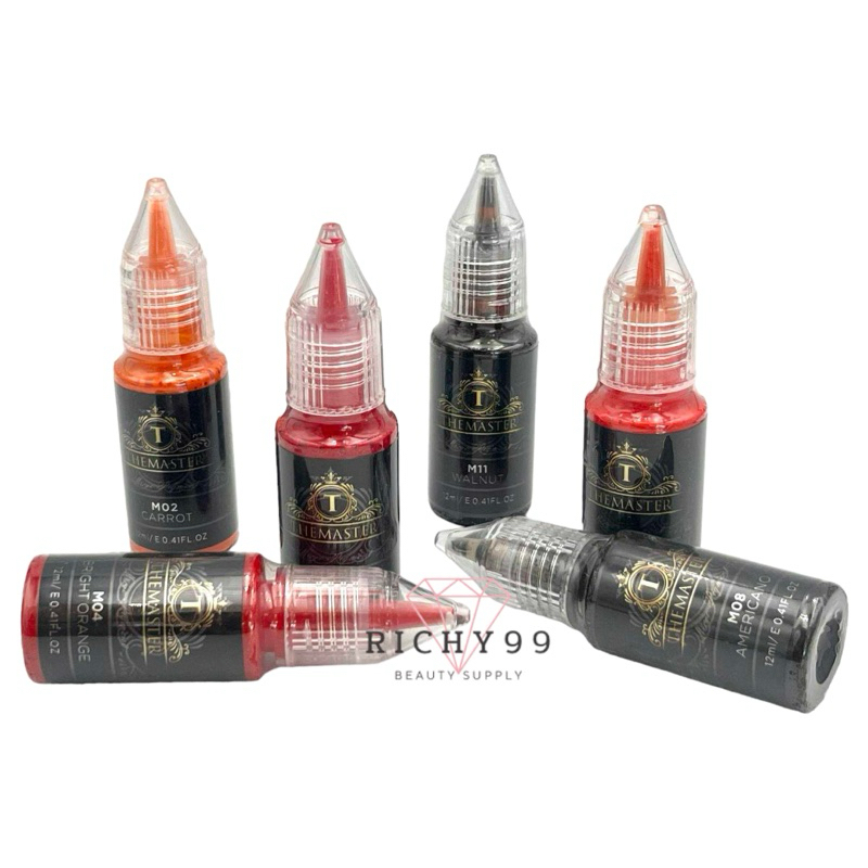 สีT The Master สีสักทีมาสเตอร์ สีT Master สีสักคิ้ว สีแก้คิ้ว สีสักปาก