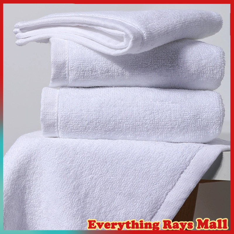 ผ้าเช็ดตัว เกรดโรงแรม ผ้าเช็ดผม Cotton100% ผ้าขนหนู ขนาดใหญ่พิเศษ ขนาด 27x54 นิ้ว 350g แบบหนา