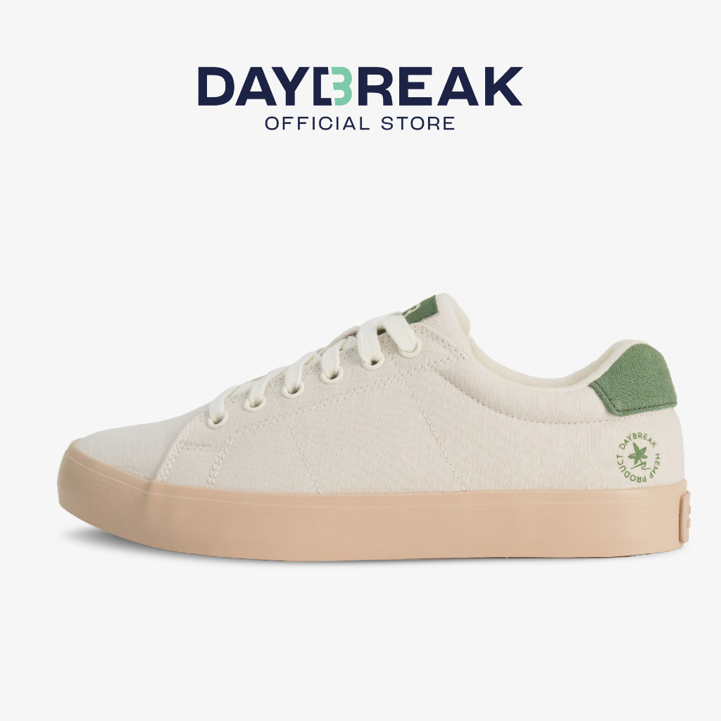 DAYBREAK Canas รองเท้าผ้าใบเส้นใยกัญชง ลดกลิ่นอับ สี Retro Green ผู้ชาย ผู้หญิง