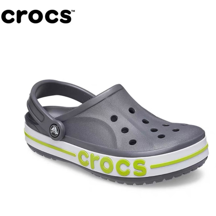 รองเท้าหัวโต crocs รองเท้าแตะผู้ชาย สินค้าเข้ามาใหม่2023 สีดำ สีกรม สีเทา สีขาว