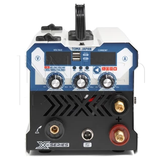 TOMA JAPAN ตู้เชื่อมไฟฟ้า 3 ระบบ X-SERIES รุ่น MIG/MMA/TIG-990 พร้อมระบบ FLUX CORED, MIG, TIG LIFT และ MMA อุปกรณ์ครบชุด