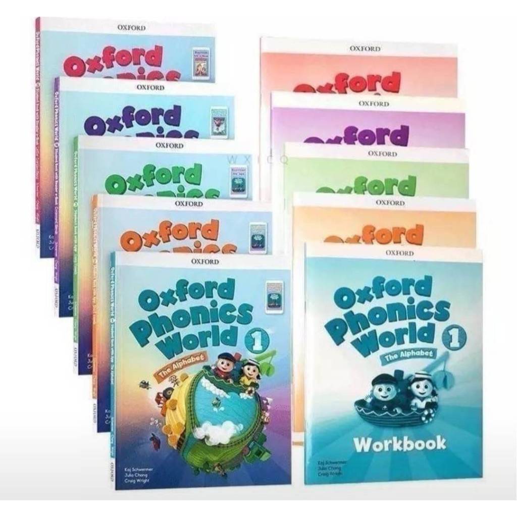 Oxford Phonics World 10 เล่ม แบบฝึกหัด โฟนิกส์ หนังสือภาษาอังกฤษ WORKBOOK