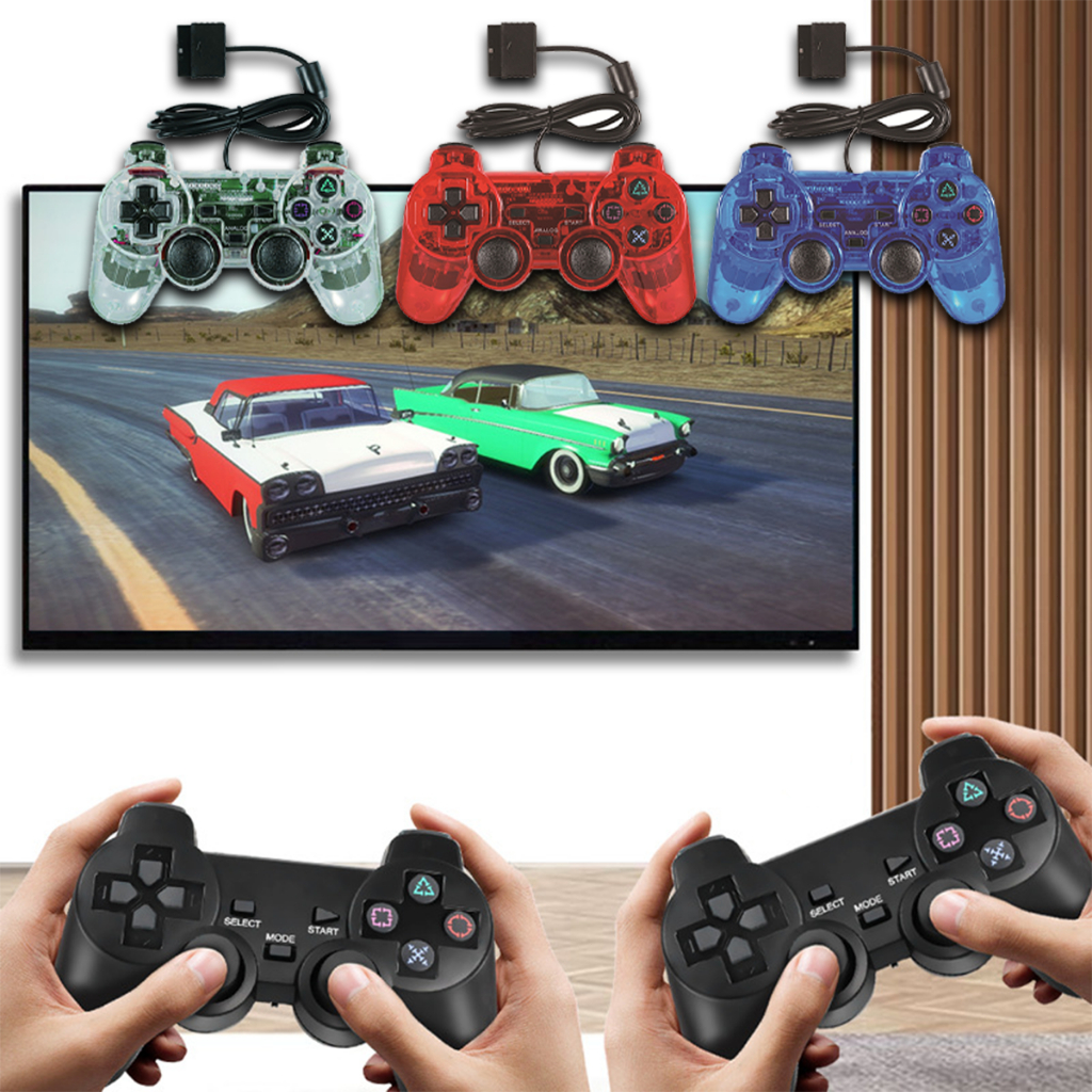 จอย PS2 หลายสีให้เลือก จอยเกมส์ ps2 มีสาย