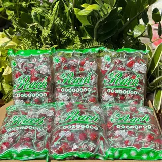 ท้อแดง (ลูกพีชแช่อิ่ม) 1000g. ไร้เมล็ด หวานอมเปรี้ยว เนื้อกรอบ เต็มคำ สด ใหม่ ผลไม้อบแห้ง