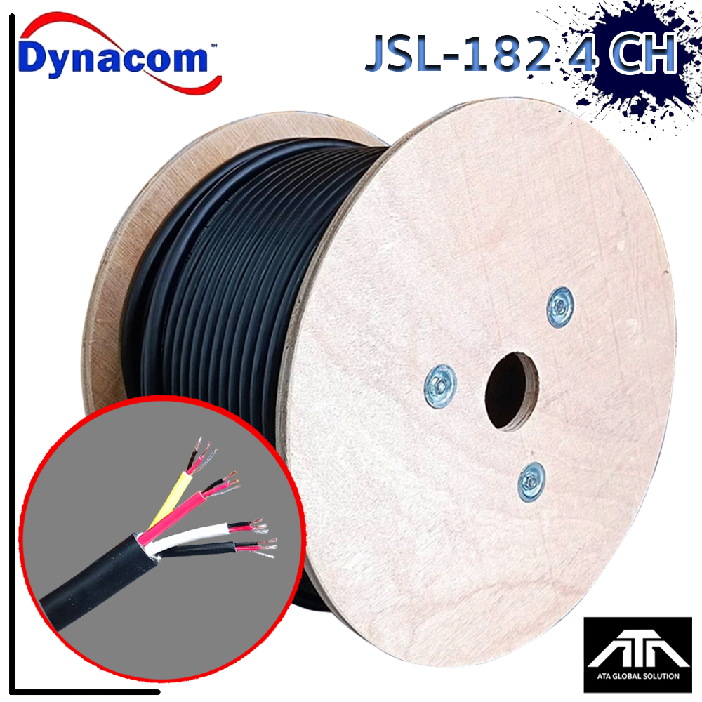 (ราคาต่อเมตร) สายมัลติคอร์ 8CH Dynacom JSL-183 8CH 8 คอร์ XLR สาย 8คอร์ JSL 183 สายสัญญาณ Multicore