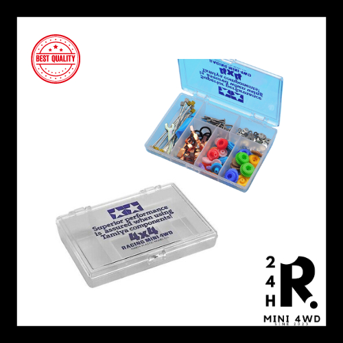 (ไลฟ์สด 2ทุ่ม ลด50%) Tamiya 15163 – Mini 4WD Parts Case กล่องมอเตอร์ กล่องใส่น๊อต