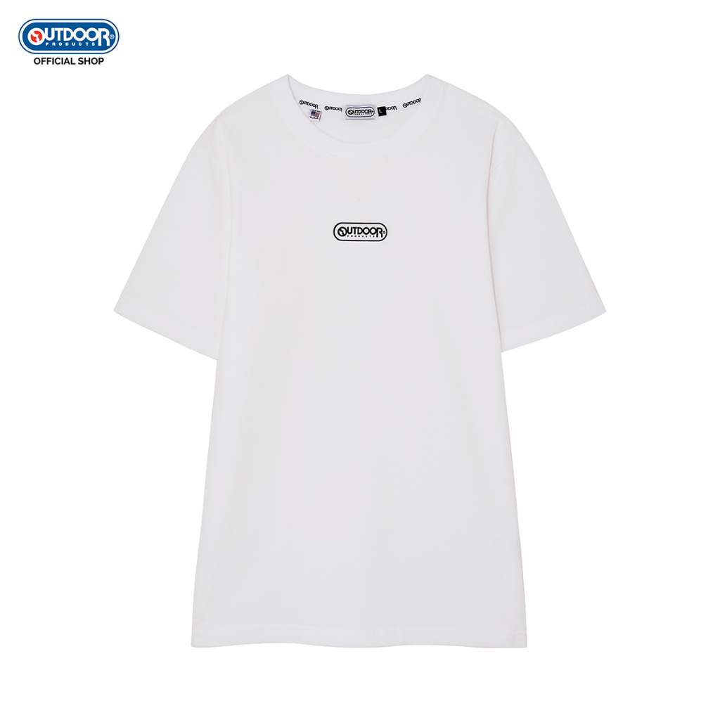 OUTDOOR PRODUCTS เสื้อยืดคอกลม เสื้อยืดแขนสั้น UNISEX SOFT FRONT LOGO TEE STYLE ODUTS24050