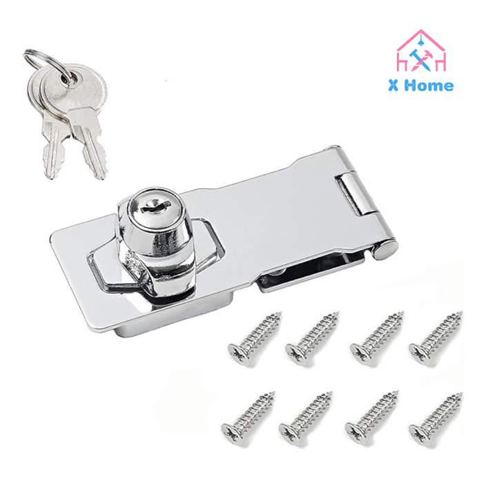 ที่ล็อคลิ้นชักตู้ กุญแจล็อคลิ้นชัก ตู้ ประตู หน้าต่าง บานเลื่อน Safety lock ขนาด 2.5" 3" และ 4"（ราคาต่อชิ้น）