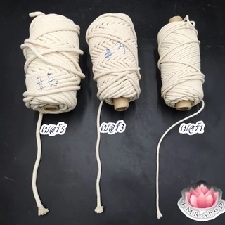 ใส้เทียนพรรษา ใส้ตะเกียง มีหลายขนาด เบอร์1/3/5 ((( ขายเป็นเมตร )))
