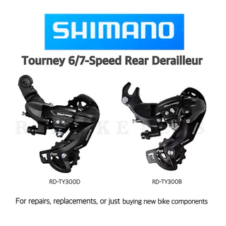 (โค๊ดส่วนลด) ตีนผีจักรยาน Shimano TOURNEY รุ่น RD-TY300 (มีทั้งรุ่นขันน็อตและขอเกี่ยวยึด)