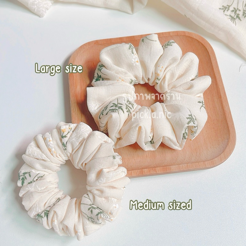 พร้อมส่ง ยางรัดผม Scrunchies ขนาดกลาง ขนาดใหญ่ ยางมัดผม
