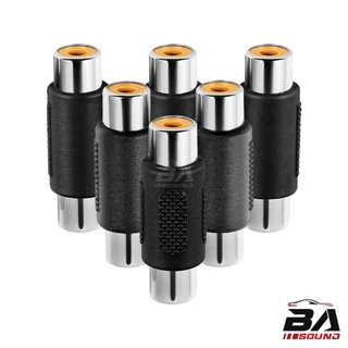 BA SOUND RCA TO RCA หัวแปลง RCA ตัวเมีย มี 3รุ่น RCA R1T1/R2T2/R3T3 อะแดปเตอร์ RCA ตัวเมีย หัว-ท้าย ตัวต่อสายสัญญาณเสียง